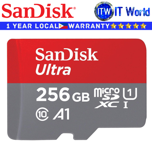[SDSQUAC-256G-GN6MN] SanDisk SD Card Memory Card Ultra microSDXC Memory 256GB (SDSQUAC-256G-GN6MN) (256GB)