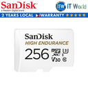 SanDisk High Endurance microSDXC Memory Card (32GB | 64GB | 128GB | 256GB) (256GB)