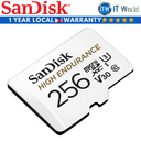 SanDisk SD Card Memory Card High Endurance microSDXC Memory 256GB (SDSQQNR-256G-GN6IA)