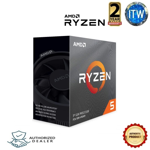 [AMD RYZEN 5 3600] AMD Ryzen 5 3600 6-Cores, 12-Thread 4.2GHz Max Boost, 3.6GHz Base Desktop Processor