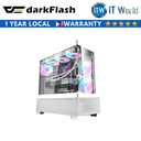 Darkflash DS900 Air Tempered Glass ATX PC Case (White)