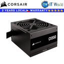 Corsair PSU 550 Watts Power Supply Unit 80+ Bronze Non-Modular CX550 (CS-CP-9020277-NA)