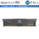 Teamgroup Vulcan Z 8GB 3600MHz PC4-28800 CL18 DDR4 DDR4 Desktop Memory (Gray) (TLZGD48G3600HC18J01)