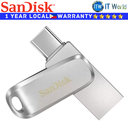 Sandisk USB Flash Drive 128GB Ultra Dual Drive Luxe USB Type-C (SDDDC4-128G-G46)