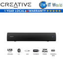 Creative Stage Air V2 Compact Under-monitor USB Soundbar with Bluetooth (51MF8395AA000)