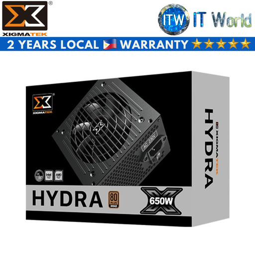 [XIGMATEK HYDRA 650W] Xigmatek Hydra 650W 80+ Bronze DC to DC Circuit Design Fully Featured Fixed Cable PSU