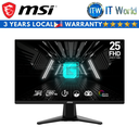 MSI G255F 25" (1920 x 1080 FHD) / 180Hz / Rapid IPS / 1ms GTG / Anti-Glare Gaming Monitor