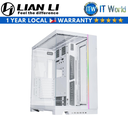 Lian Li O11 Dynamic EVO XL Full Tower Tempered Glass PC Case (White)