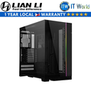Lian Li O11 Dynamic EVO XL Full Tower Tempered Glass PC Case (Black)
