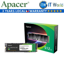 Apacer AS2280Q4L 512GB M.2 PCIe Gen4x4 3D NAND Internal SSD (AP512GAS2280Q4L-1)