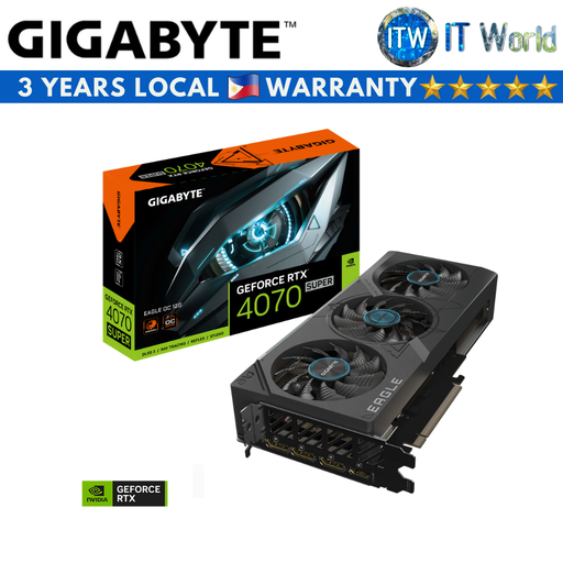 [GV-N407SEAGLE-OC-12GD] Gigabyte Geforce RTX 4070 Super Eagle OC 12GB GDDR6X Graphic Card (GV-N407SEAGLE-OC-12GD)