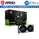 MSI Geforce RTX 4070 Ti Super 16GB GDDR6X Ventus 2X OC Graphic Card