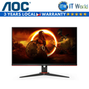 AOC 27G2SPE/71 - 27" FHD (1920x1080) / 165Hz / IPS / 1ms(MPRT) / Gaming Monitor