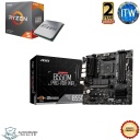 AMD Ryzen 5 3600 Processor with MSI B550M PRO-VDH WIFI Motherboard Bundle