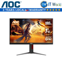 AOC 27G4 - 27" FHD(1920x1080) / 180Hz / IPS / 1ms / Gaming Monitor