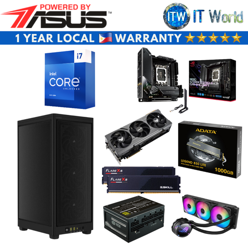 [Conquer Build] Gaming PC Powered by ASUS Desktop Computer Set Conquer Build i7-13700K 4080 RTX