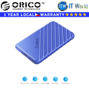 Orico Hard Drive HDD Enclosure 25PW1-C3 2.5" USB 3.1 Gen1 Type-C Blue