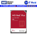 ITW | Western Digital Red 6TB SATA 6Gb/s 256MB 5400RPM NAS HDD (WD60EFPX)