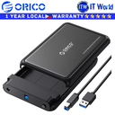 Orico Hard Drive HDD Enclosure DDL35-U3 Black USB-B to USB-A 5Gbps (DDL35-U3-US-BK-BP)