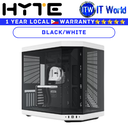 Hyte Computer PC Case Y70 Dual Chamber Mid-Tower ATX Case Black/White (CS-HYTE-Y70-BW)