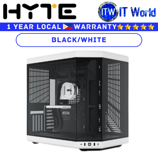 [CS-HYTE-Y70-BW] Hyte Computer PC Case Y70 Dual Chamber Mid-Tower ATX Case Black/White (CS-HYTE-Y70-BW) (Black/White)