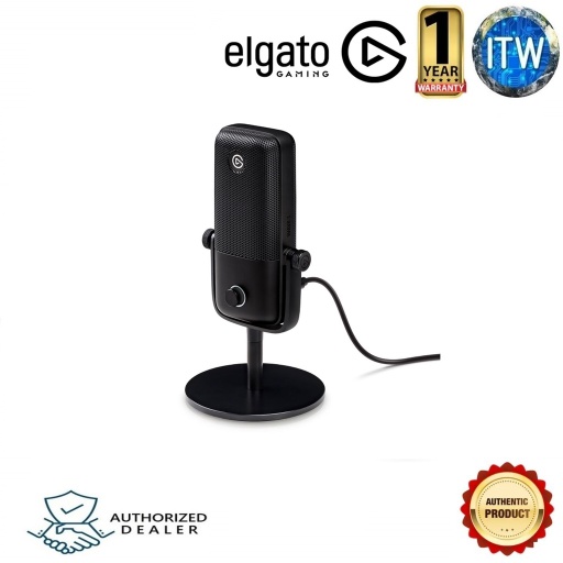 [EL-10MAA9901] ELGATO WAVE:1 Premium Microphone and Digital Mixing Solution (Black)