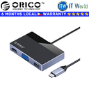 Orico USB Hub Docking Station Type-C 5 in 1 Multifunctional (DM-5P-BK-BP)