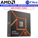 AMD Ryzen 5 7600X 6-Core, 12-Thread Desktop Processor without cooler