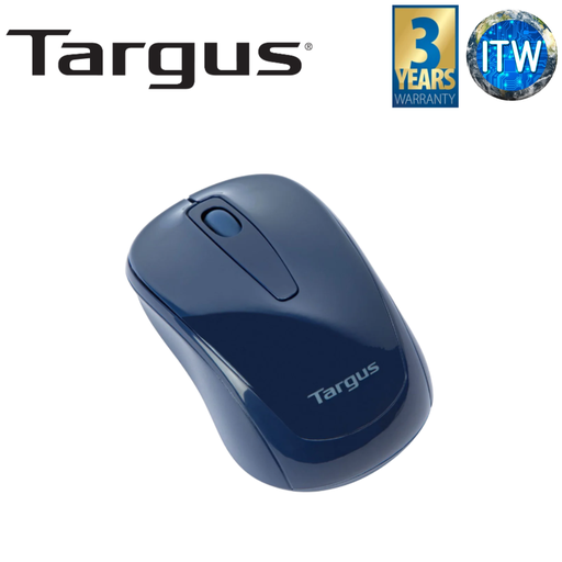 [AMW60003AP-53 BLUE] Targus W600 Wireless Optical Mouse (Black/White/Red/Blue/Zephy Pink/Blue Heaven/Quarry Gray/Granite Green) (Blue)