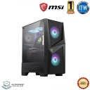 MSI MAG Forge 100R Black Mid-Tower Tempered Glass PC Case