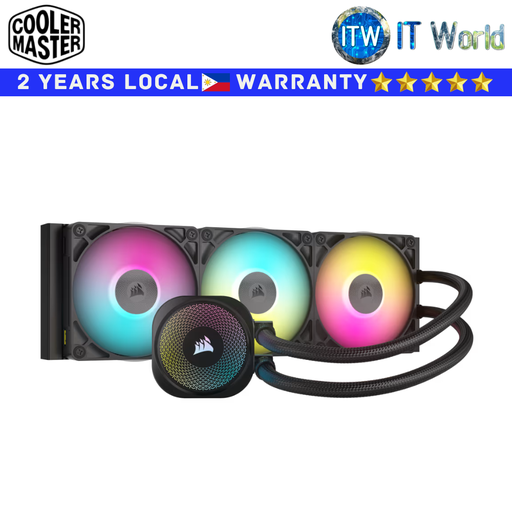 [CS-CW-9061018-WW] Corsair CPU Cooler Fan AIO Liquid iCUE LINK TITAN 360 RX Black (CS-CW-9061018-WW) (Black)