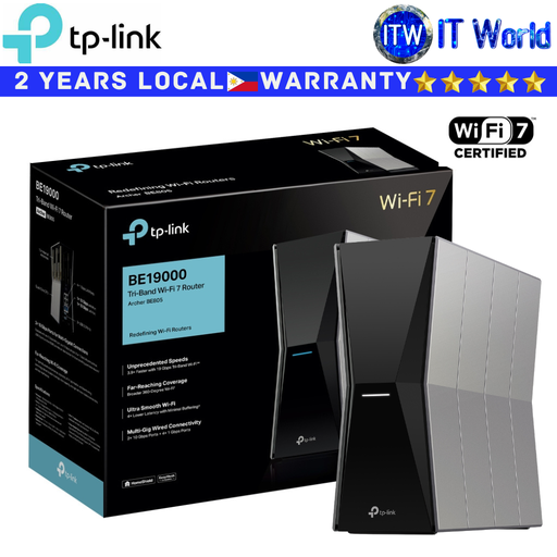[Archer BE805] TP-Link Wireless Router Archer BE805 BE19000 Tri-band Wi-fi 7