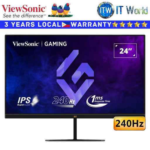 [VX2479A-HD-PRO 240Hz] Viewsonic Gaming Monitor VX2479A-HD-PRO 24&quot; 1920x1080 (FHD) / 240Hz / IPS / 1ms MPRT