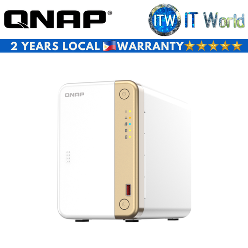 [TS-262-4G] QNAP TS-262-4G - 2 Bay Network Attached Storage (NAS)