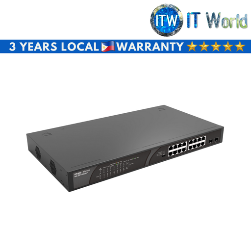 [RG-ES118GS-P] Ruijie Reyee RG-ES118GS-P, 18-port 10/100/1000Mbps Unmanaged PoE Switch