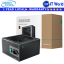 Deepcool PSU 650W Power Supply Unit PK650D 80+ Bronze Hypro Bearing (R-PK650D-FA0B-JP)