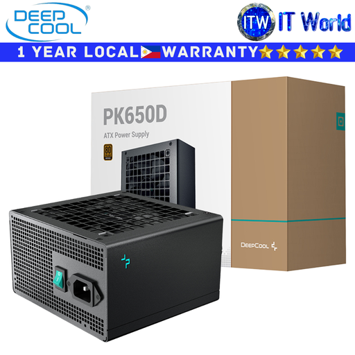 [R-PK650D-FA0B-JP] Deepcool PSU 650W Power Supply Unit PK650D 80+ Bronze Hypro Bearing (R-PK650D-FA0B-JP)
