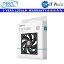 Deepcool PC Fan FT9 Slim Black High-Performance Thin-Profile PWM Fan (R-FT9SLIM-BKWPN1-G)