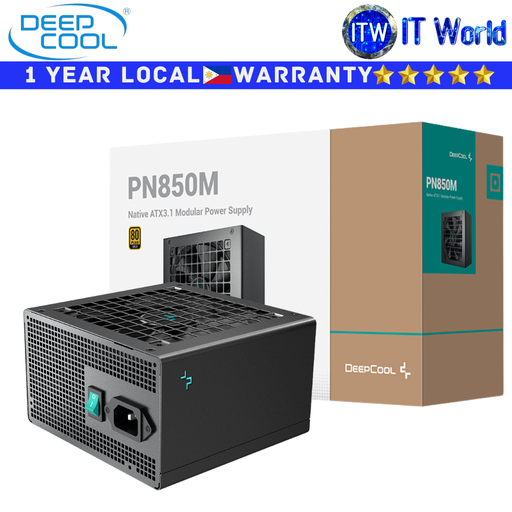 [R-PN850M-FC0B-US] Deepcool PSU 850W Power Supply Unit PN850M 80+ Gold Modular FDB ACtive PFC (R-PN850M-FC0B-US)