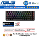 ITW | Asus Rog Falchion NX -  65% Wireless Mechanical Gaming Keyboard with 68 Keys (NX Blue Switch)