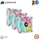 Corsair iCUE ML120 RGB ELITE Premium 120mm PWM Triple Magnetic Levitation Fan White (CO-9050117-WW)
