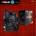 AMD Ryzen 5 5600G Processor with Radeon Graphic and Asus Rog Strix B550-F Gaming WiFi II DDR4 Motherboard Bundle