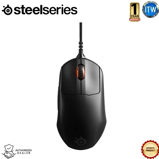 [62533] SteelSeries Prime - Wired Optical Gaming Mouse with RGB Lighting Black (62533) (1)