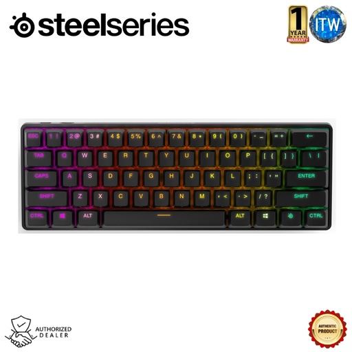 [64842] Steelseries Apex Pro Mini Wireless Mechanical Gaming Keyboard (64842)