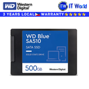 ITW | Western Digital Blue SA510 500GB SATA III 6Gbs, 2.5", 7mm Internal SSD (WDS500G3B0A-00AXR0)