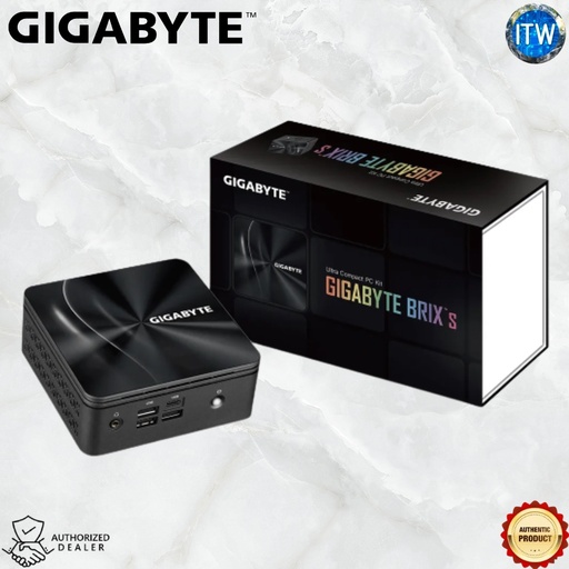 [GB-BRR5H-4500BWUS] GIGABYTE BRIX AMD RYZEN R5-4500U ULTRA COMPACT PC KIT (GB-BRR5H-4500BWUS)