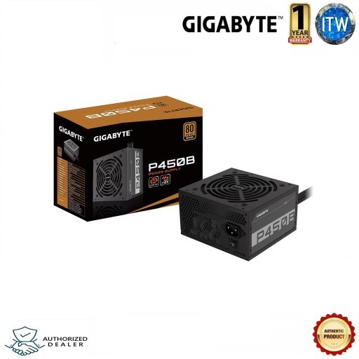 [GIGABYTE GP-P450B] GIGABYTE GP-P450B 450W ATX 12V v2.31 80+ Bronze Certified Power Supply