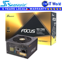 Seasonic PSU 750W Power Supply Unit Focus GX-750 80+ Gold ATX 12V Full Modular (SSR-750FX)