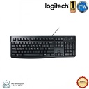 LOGITECH K120 Wired Keyboard Spill Resistant Quiet Typing