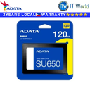 Adata 120GB SSD 2.5" 3D NAND Ultimate SU650 (ASU650SS-120GT-R)
